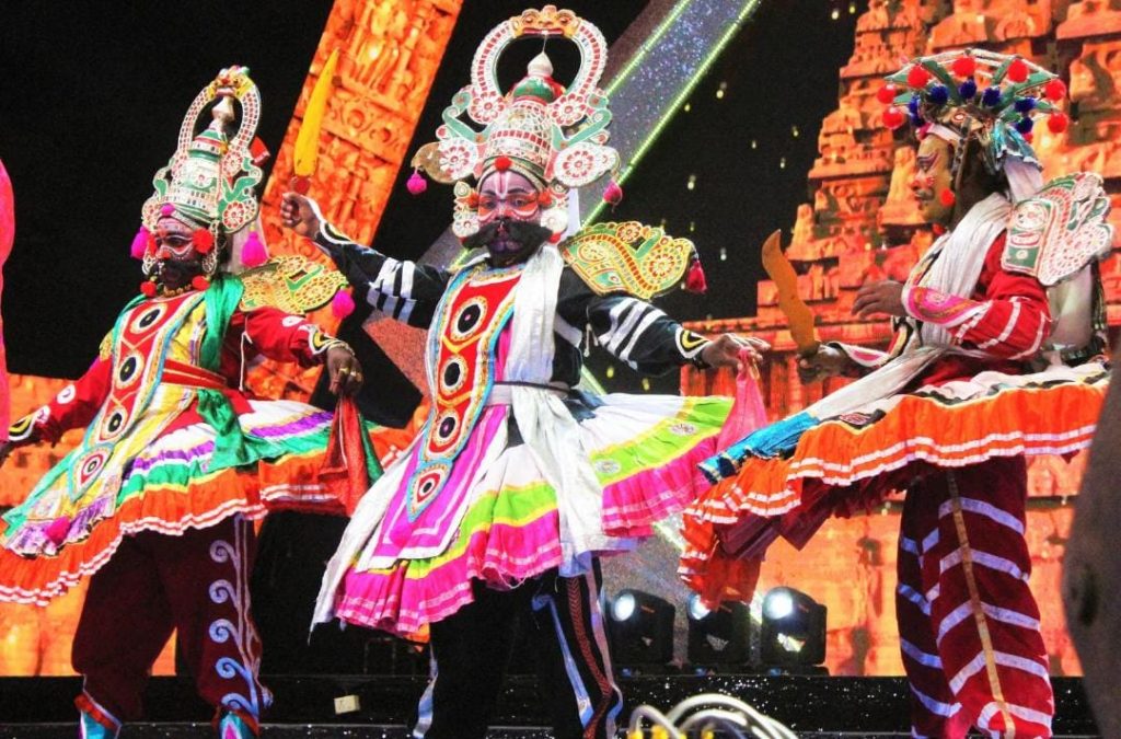 glimpse of performance during a festival in kodaikanal